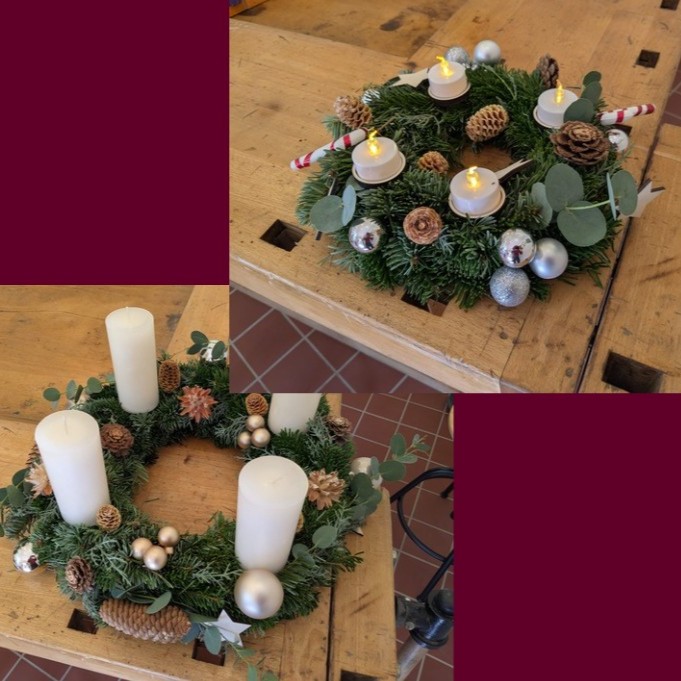 Adventskranz-Workshop für Groß und Klein